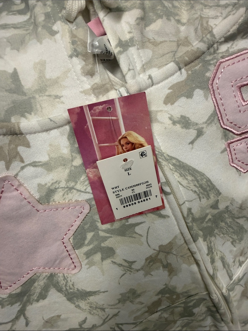Megan Moroney Camo Zip Up Hoodie - Picture 3 of 5